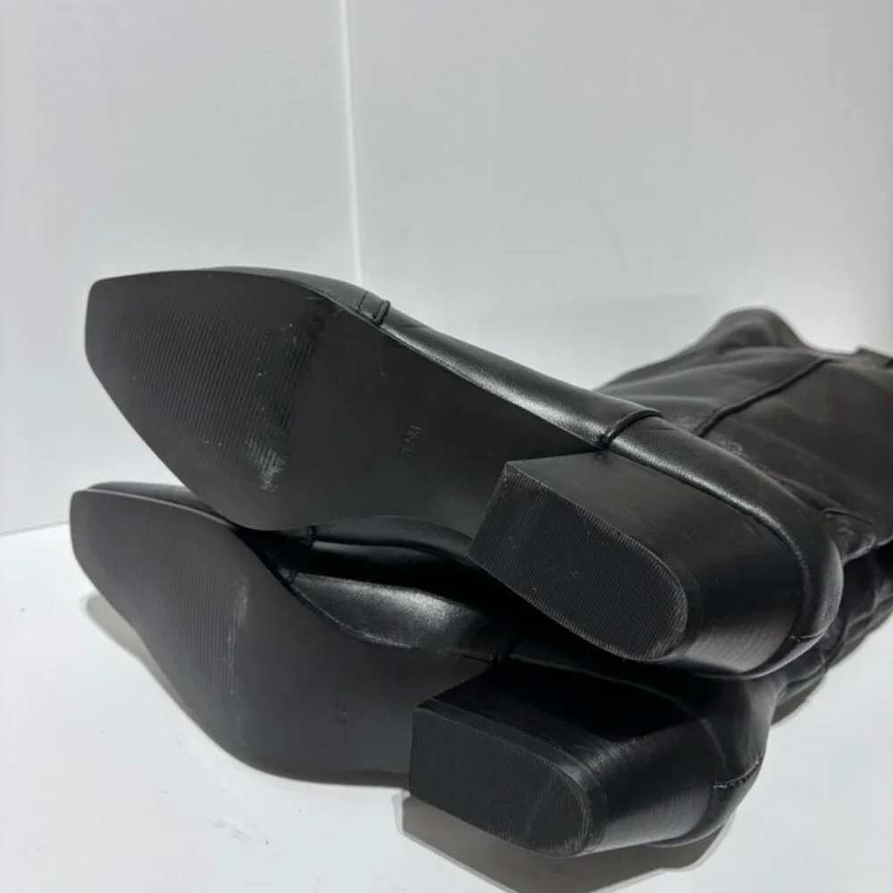 Steve Madden Women’s Dollie Cowboy Boots Black, Size 8.5 M - Picture 5 of 5